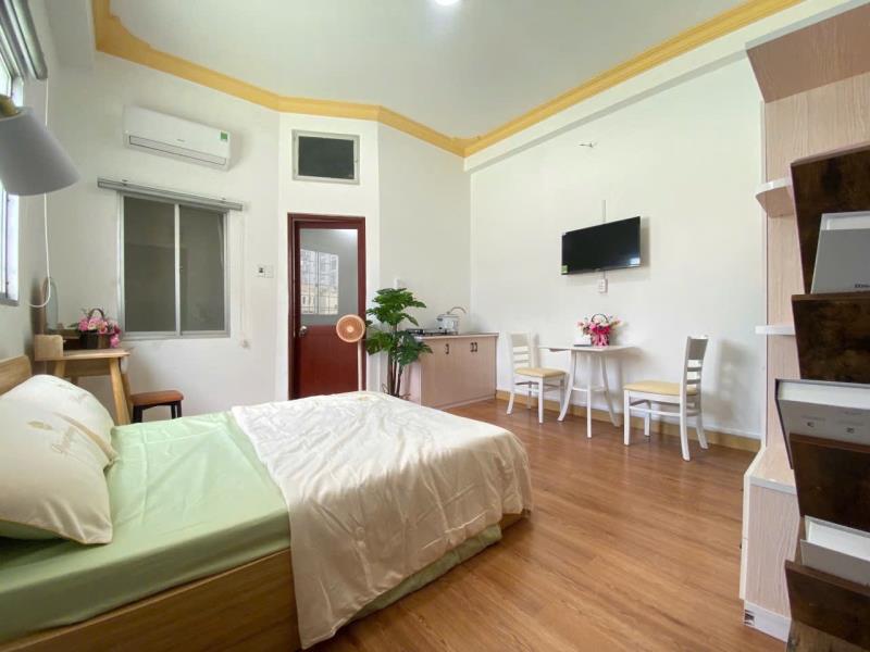 Cho thuê phòng studio trịnh đình trọng full nội thất cửa sổ trời gần đầm sen - Ảnh 4