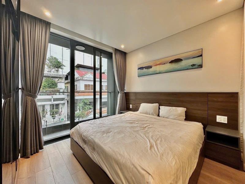 Cho thuê căn hộ 1pn full option, bancol, thang máy gần etown, lăng cha cả, khu k300, gat3