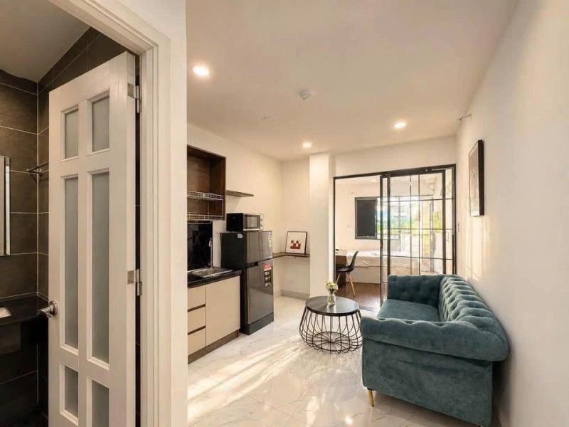 Cho thuê căn hộ 1 phòng bình thạnh, full nội thất, rộng rãi, thoáng mát, cửa sổ lớn, gần phan đăng lưu, phú nhuận, quận 1