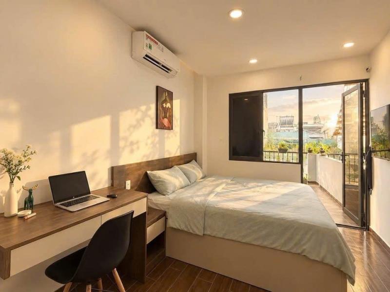 Cho thuê căn hộ 1pn có ban công dài, view thoáng, máy giặt riêng – phan đăng lưu, phú nhuận gần phan xích long, q1, q3 - Ảnh 4