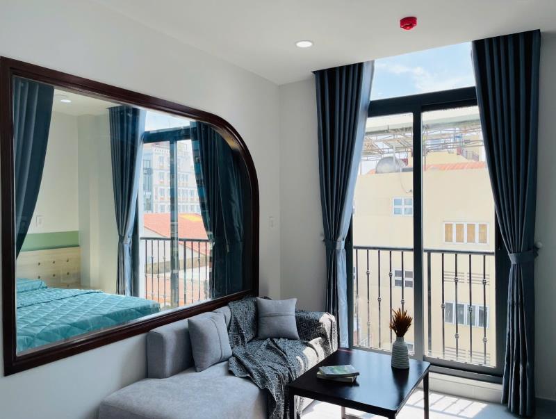 🔥 Hót hòn họt chdv cao cấp 1pn 50m² - full nội thất - lô gia siêu mát | trường sơn, tân bình ✈️🏡 🌿  - Ảnh 2