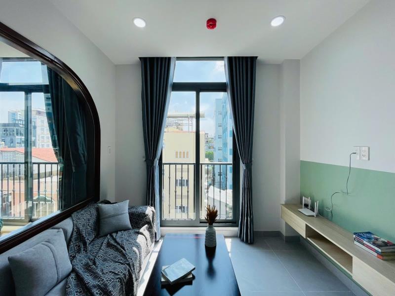 🔥 Hót hòn họt chdv cao cấp 1pn 50m² - full nội thất - lô gia siêu mát | trường sơn, tân bình ✈️🏡 🌿  - Ảnh 4