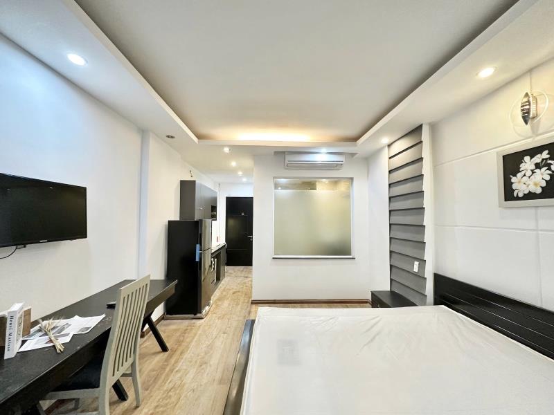 Cho thuê căn hộ xô viết nghê tĩnh hàng xanh - full nội thất tách bếp máy giặt riêng có cửa sổ - tiện di chuyển quận 1 , quận 2 - Ảnh 2