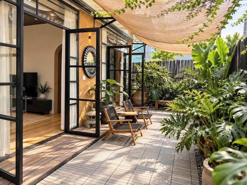 🌿 Căn hộ sân vườn tân bình không gian xanh, nội thất đầy đủ | cộng hòa k300 | gần sân bay tân sơn nhất, nhà ga t3, lăng cha cả, hoàng văn thụ, trường chinh, bảy hiền, chợ tân bình - Ảnh 4