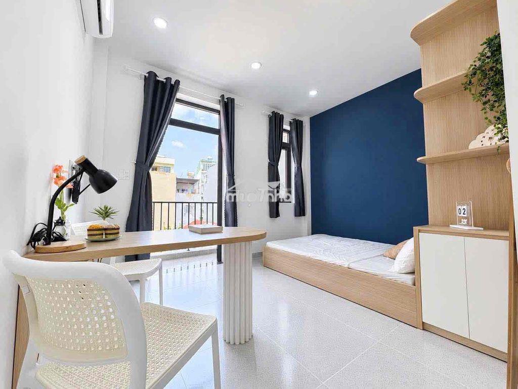 Cho thuê căn studio ban công tách bếp full nội thất gần vlu cs3 - Ảnh 4