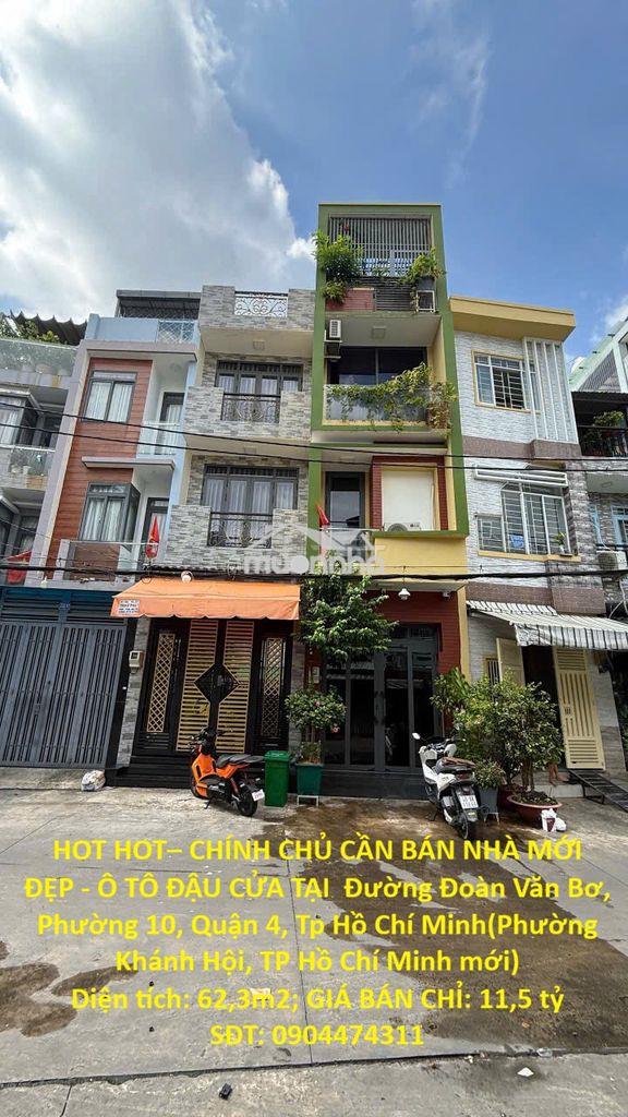 Bán nhà mới đẹp - ô tô đậu cửa tại phường 10, quận 4, tp hồ chí minh - Ảnh 2
