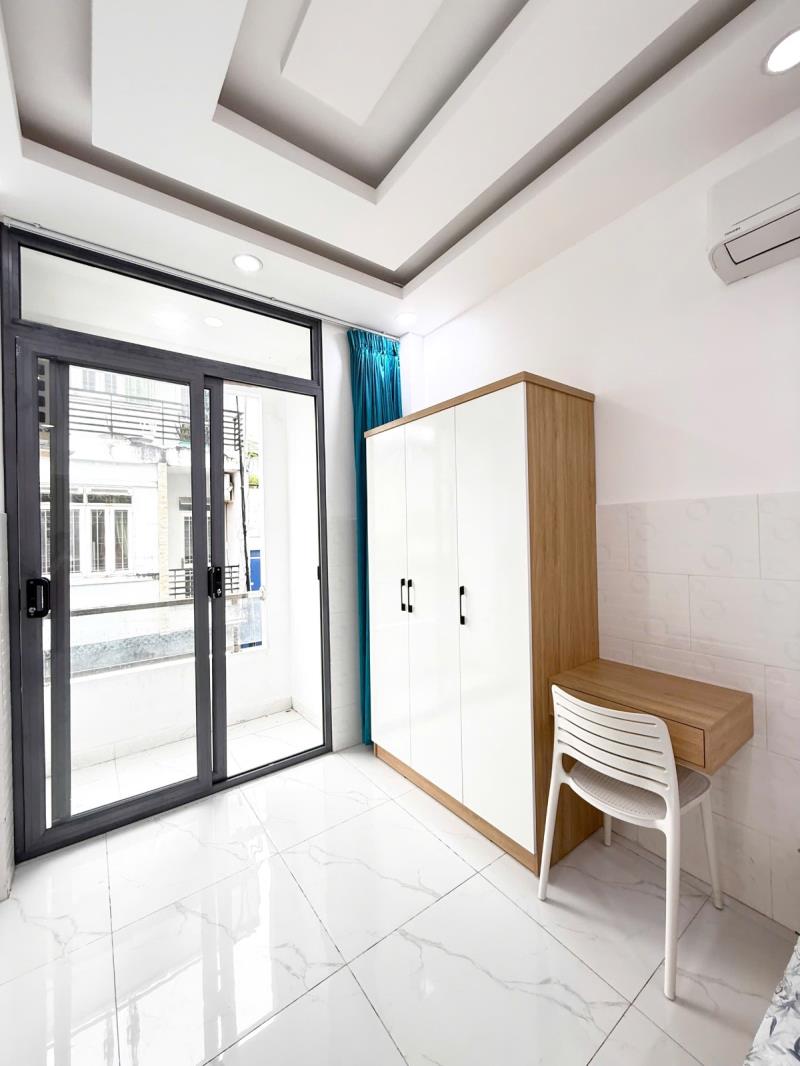 Căn hộ ban công siêu rộng full nội thất ngay vũ tũng, bình thạnh sát chợ bà chiểu,hàng xanh  - Ảnh 3
