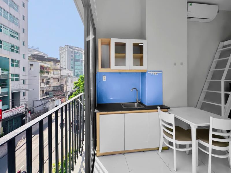 Cho thuê phòng gác lửng, ban công mặt tiền, full nội thất – trần huy liệu, phú nhuận | gần phan xích long, quận 1, quận 3 - Ảnh 4
