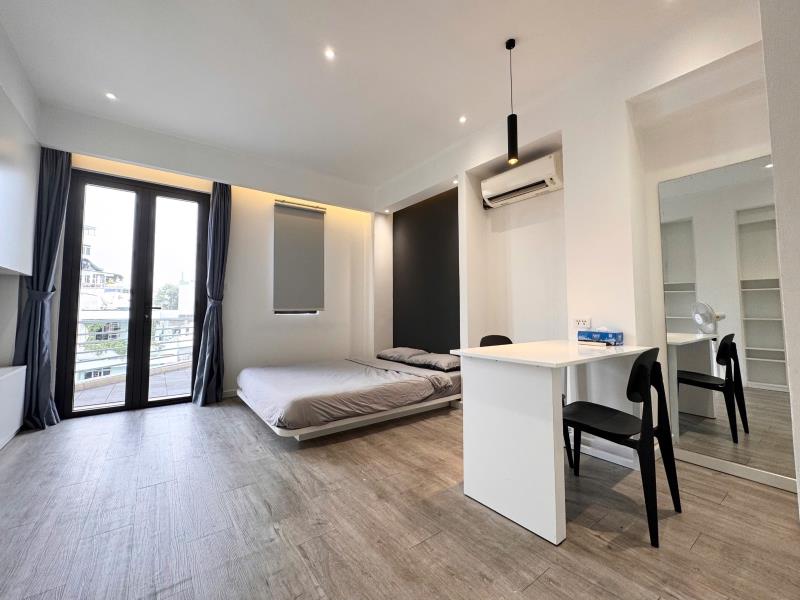 Căn hộ full nội thất cao cấp ban công thoáng mát hai bà trưng quận 3 gần nhà thờ tân định, chợ tân định - Ảnh 4