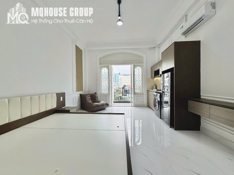 Cho thuê căn hộ 45m² ban công thoáng, full nội thất mới – trần huy liệu, phú nhuận | thuận tiện đi quận 1, quận 3