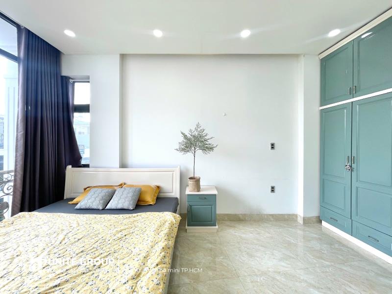 Căn hộ ban công phú nhuận, full nội thất, rộng 40m2, có tivi, wc vách ngăn  - Ảnh 2