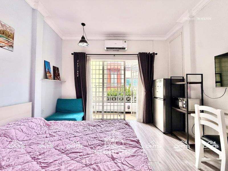 Căn hộ trung tâm 30m2 ban công lớn máy giặt riêng. gần thảo cầm viên, công trường mê linh - Ảnh 3