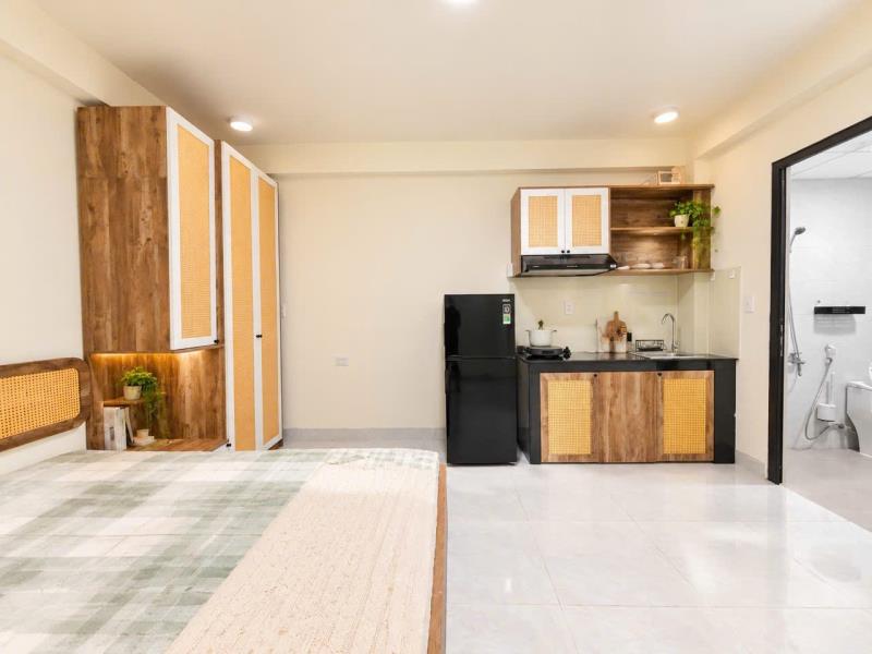 Căn hộ full nội thất bình lợi, bình thạnh – máy giặt riêng – sát phạm văn đồng, đi sân bay & gigamall chỉ 5 phút! - Ảnh 2