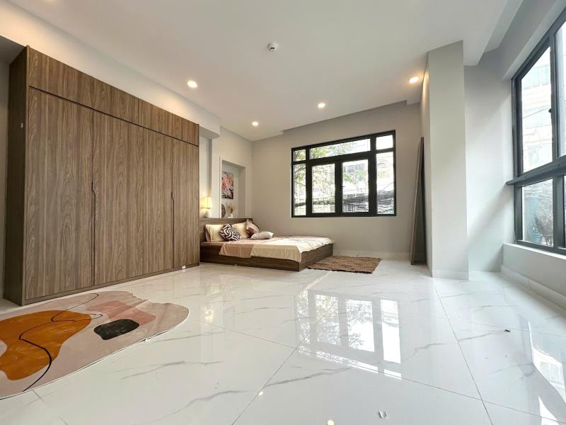 Cho thuê căn hộ studio cửa sổ trời full nội thất máy giặt riêng tại đinh bộ lĩnh gần q1, q2
