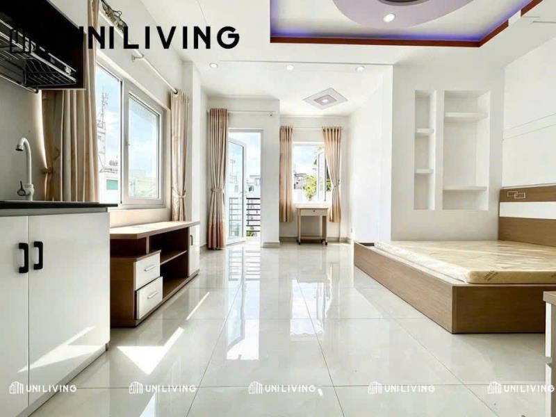 Cho thuê căn hộ sát chợ bà chiểu, siêu thoáng, ban công lớn, full nội thất – lê quang định, bình thạnh  - Ảnh 4