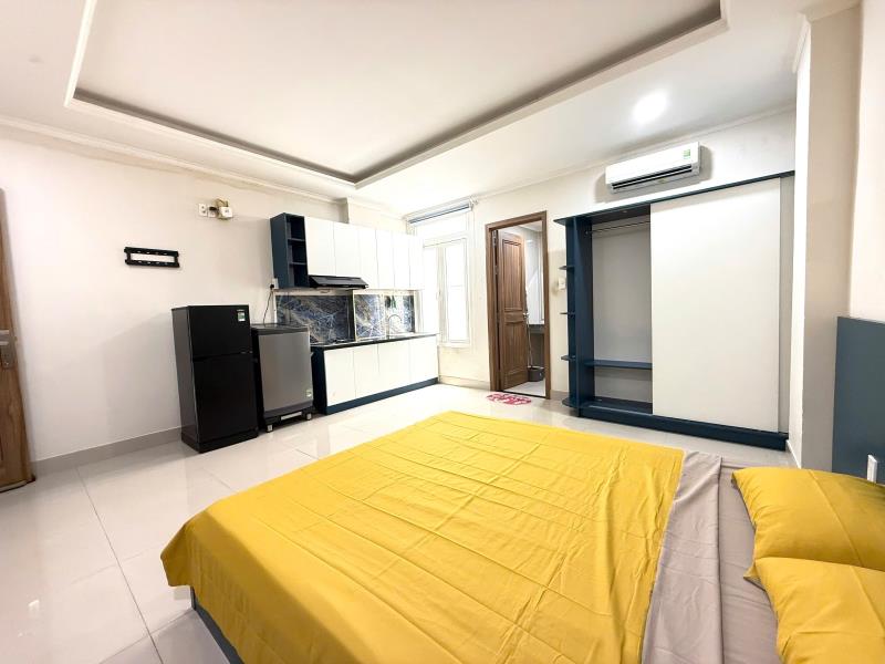Cho thuê căn hộ full nội thất, máy giặt riêng – xô viết nghệ tĩnh, bình thạnh | ngay hàng xanh, tiện đi quận 1