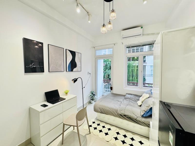 Phòng trọ phú nhuận, đường huỳnh văn bánh - studio, ban công thoáng mát - Ảnh 4