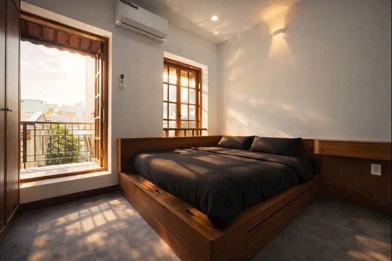 Cho thuê studio rộng có ban công 27m² tại phan văn lưu gần chợ bà chiểu 