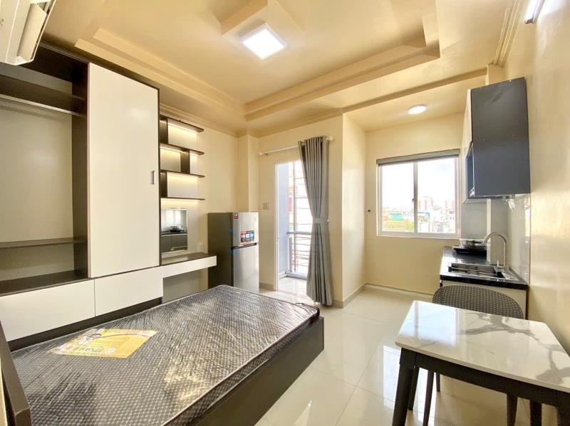 Cho thuê căn hộ ban công vạn kiếp - bình thạnh full nội thất không gian rộng rãi - tiện di chuyển q1 q3