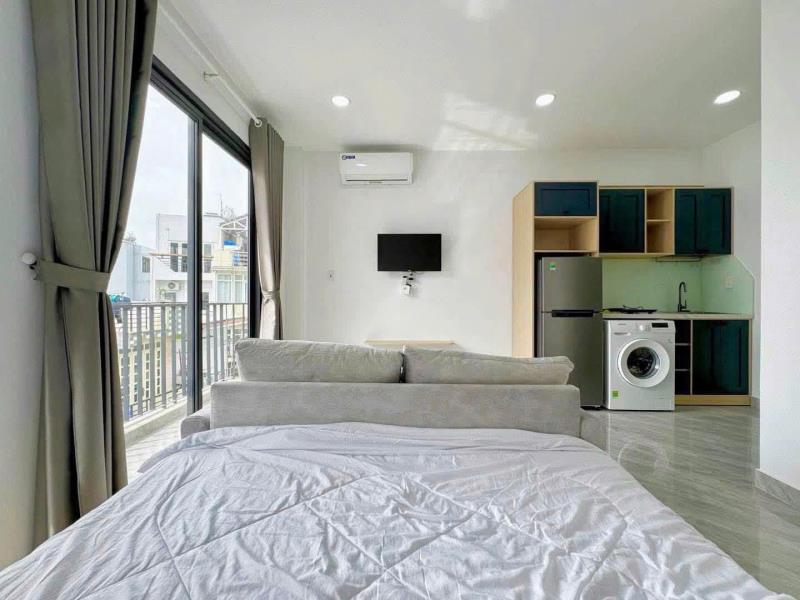 Căn hộ studio ban công full nội thất võ văn tần quận 3 gần hồ con rùa - Ảnh 3