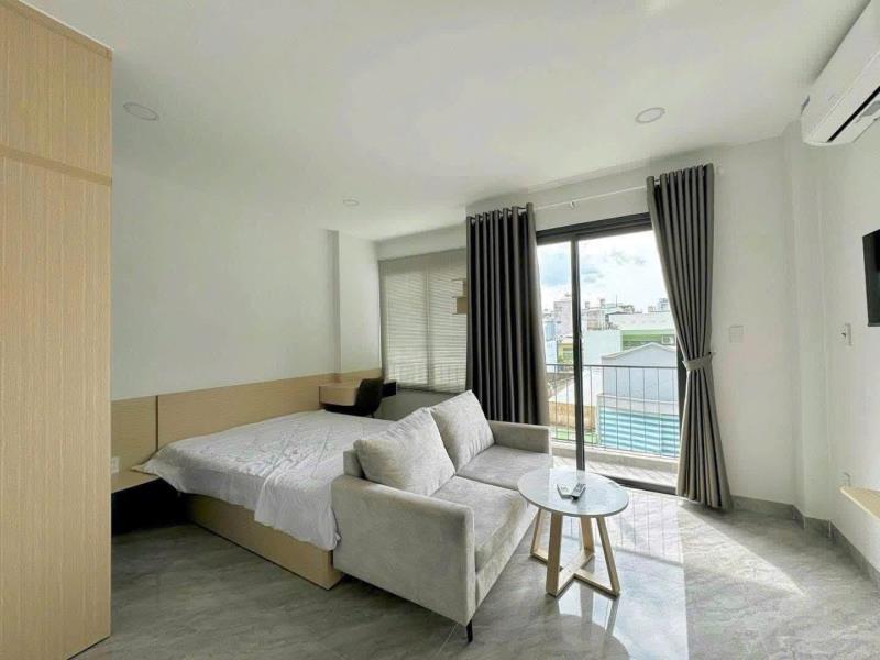 Căn hộ studio ban công full nội thất võ văn tần quận 3 gần hồ con rùa