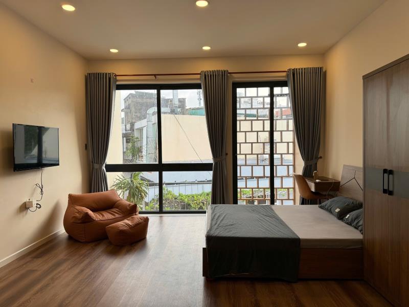 Căn hộ studio ban công full nội thất võ thị sáu quận 3 gần bệnh viện mắt tphcm