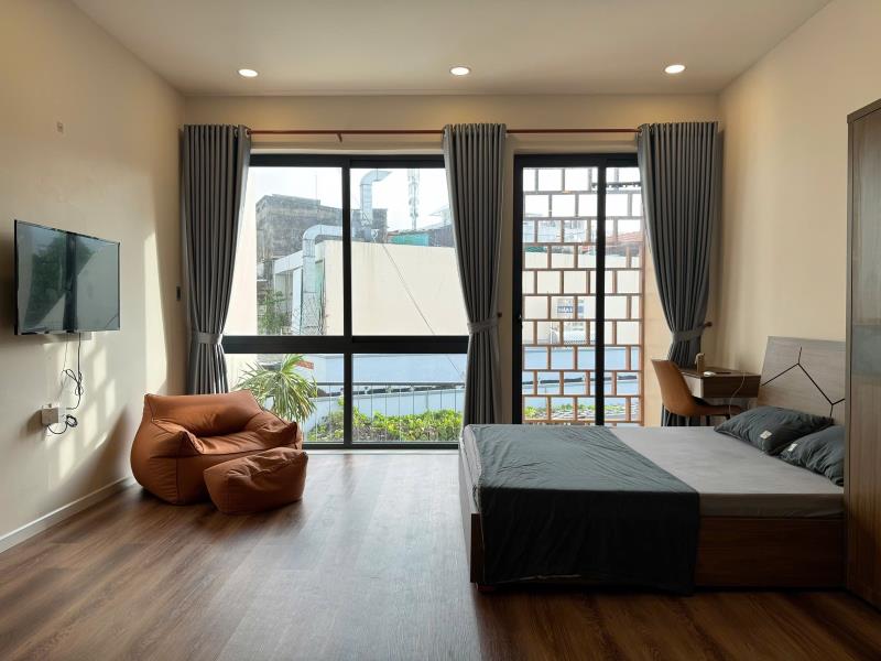 Căn hộ studio ban công full nội thất võ thị sáu quận 3 gần bệnh viện mắt tphcm - Ảnh 4