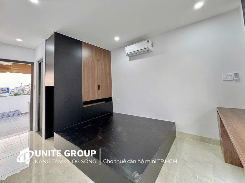 Căn hộ 1pn ban công full nội thất trường sa quận 3 gần chùa vĩnh nghiêm - Ảnh 2
