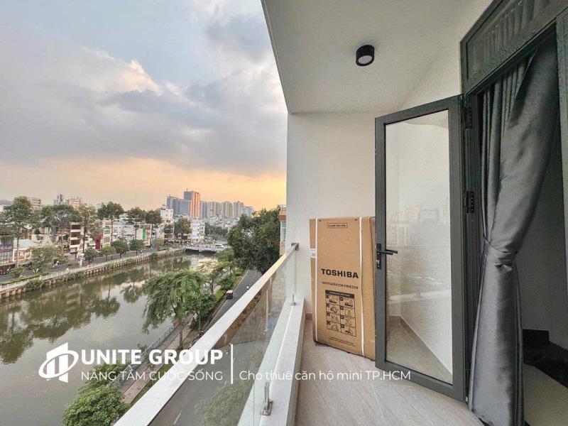 Căn hộ 1pn ban công full nội thất trường sa quận 3 gần chùa vĩnh nghiêm - Ảnh 3