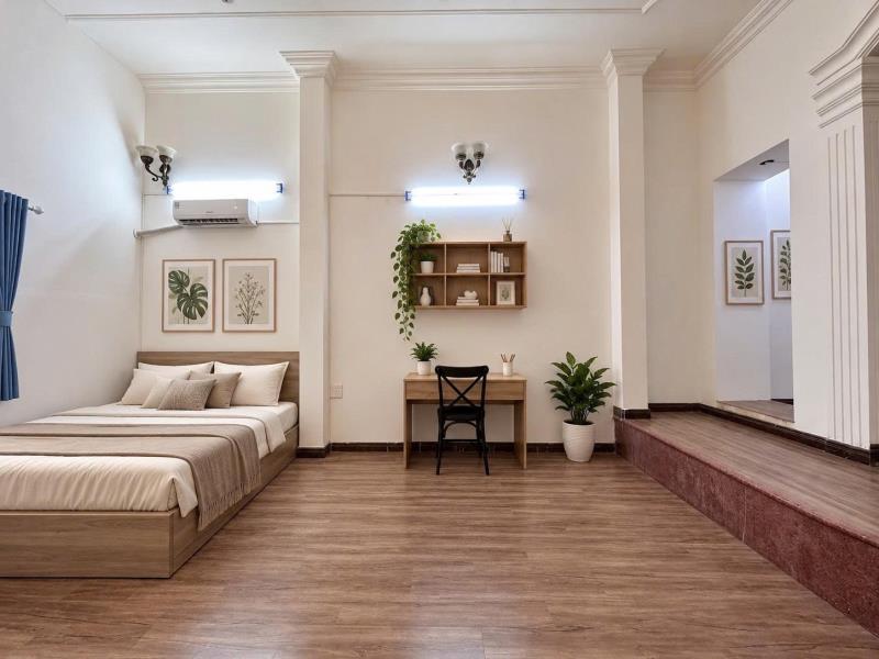 Căn hộ 1 phòng ngủ | full nội thất | 70m2 | tân bình - gần sân bay tân sơn nhất, nhà ga t3, đường cộng hoà, trường chinh