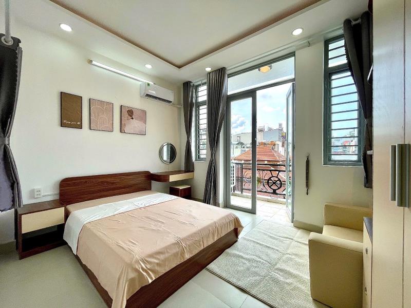 Studio | tách bếp | ban công | full nội thất | tân phú _ gần trường đại học văn hiến, công thương, đường âu cơ, luỹ bán bích, tiện đường sang quận tân bình, quận 10, quận 6