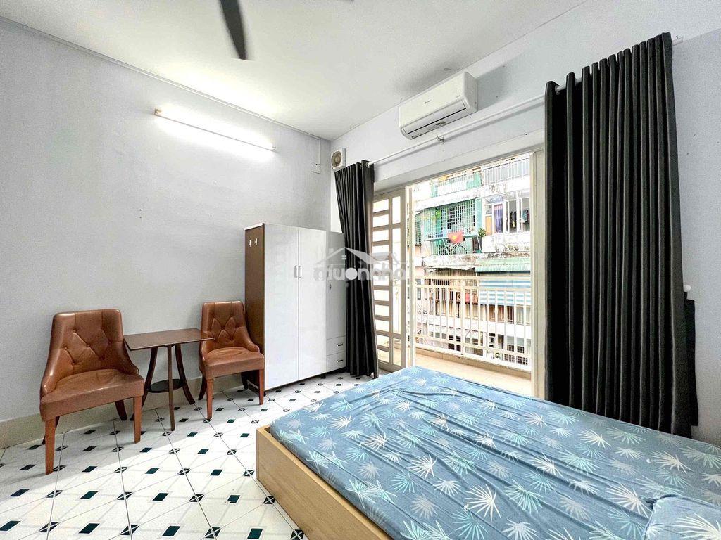 Cho thuê studio ban công ngay đa kao hoàng sa quận 1 như hình - Ảnh 3
