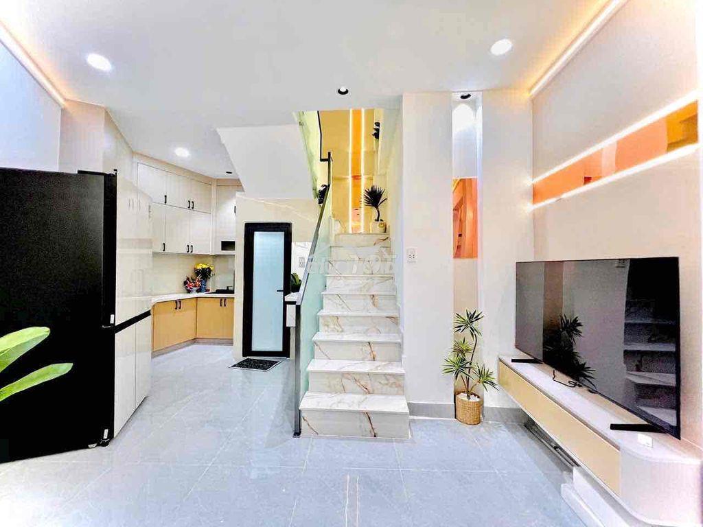 Chợ gò vấp - 40m2 - nhà 3 tầng - hẻm 3,5m thông - nguyễn văn nghi - Ảnh 3