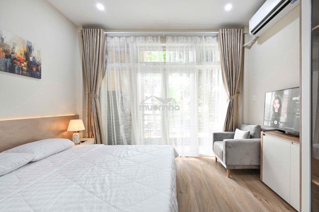 Vị trí trung tâm cho thuê căn hộ 1pn nội thất mới rộng rãi thoáng mát - Ảnh 4