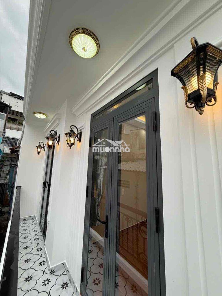 Nhà cách mạng tân phú trệt lầu 4.8x5.8m 27m2 1 lầu mới đẹp hơn 3ty