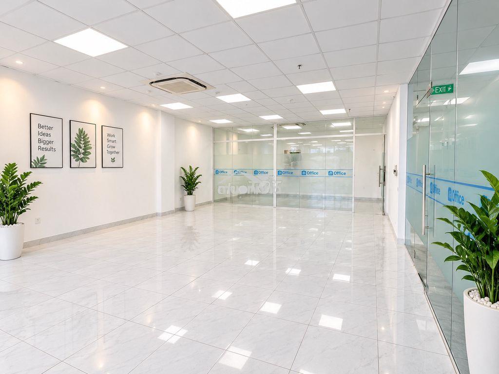 Cho thuê văn phòng 65m2(đã ngăn sẵn 1 phòng riêng) - khu sân bay. - Ảnh 2