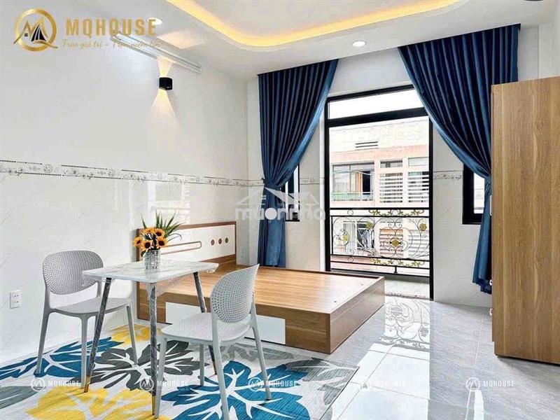 Cho thuê phòng trọ võ thị sáu quận 3 ban công full nội thất gần đh ueh