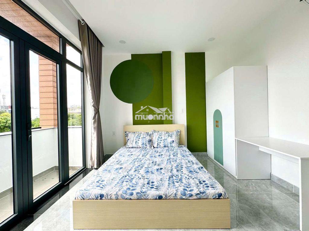 Cho thuê căn hộ 1pn - 1pk đẹp - gần trần não - full nội thất hiện đại - Ảnh 2