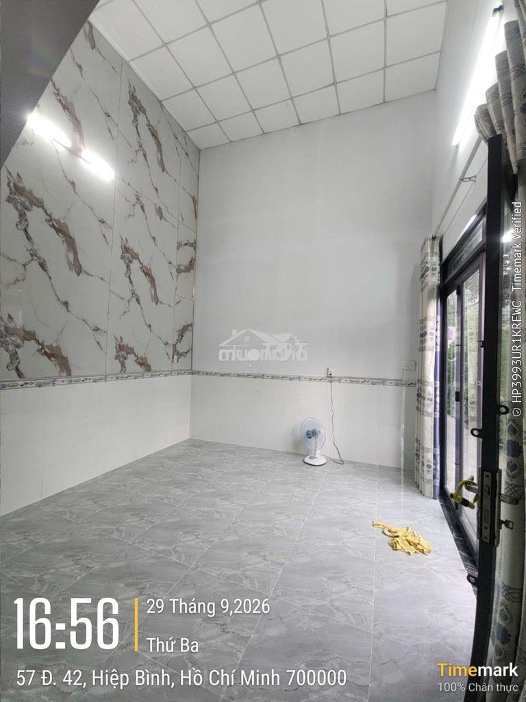 Bán nhà đường 42, hiệp bình chánh, thủ đưcs, ko quy hoạch - Ảnh 2