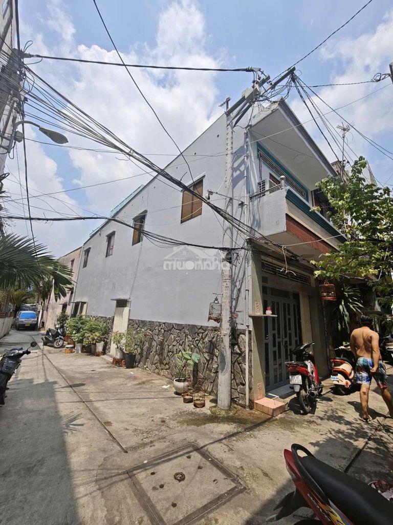 Nhà góc k lộ giới 57m2 phường bình tây hẻm 6m - Ảnh 2